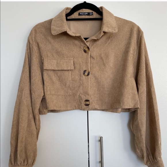 Nasty Gal Tops - Nastygal Corduroy Cropped Jacket